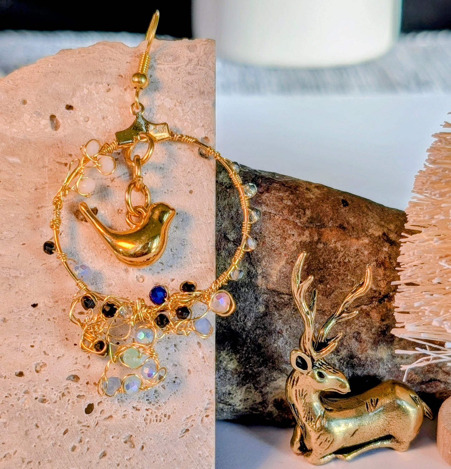 Boucles d'oreilles créoles Spéciale fêtes de fin d'année ✨