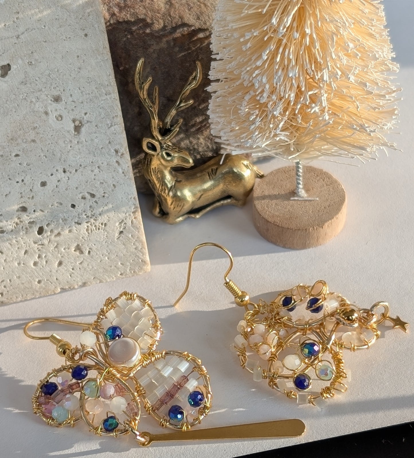 Boucles d'oreilles Spéciales fêtes de fin d'année ✨