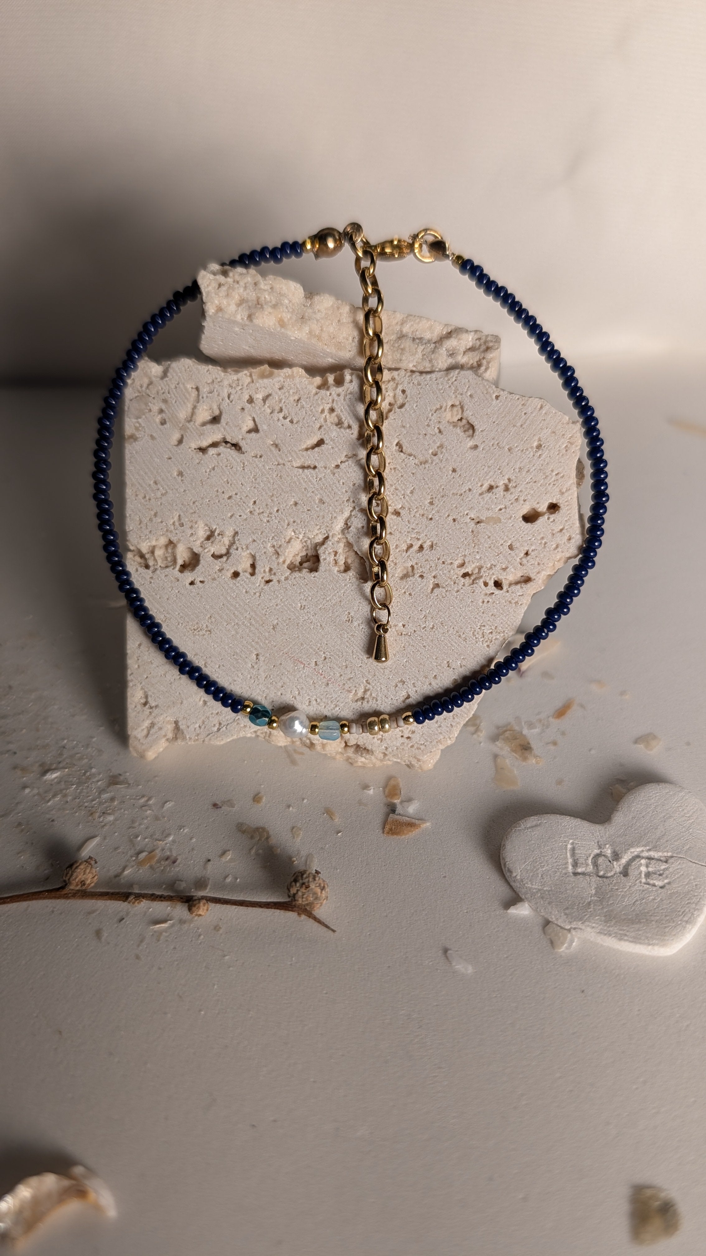 Bracelet chevilles collection " Ma petite rocaille"