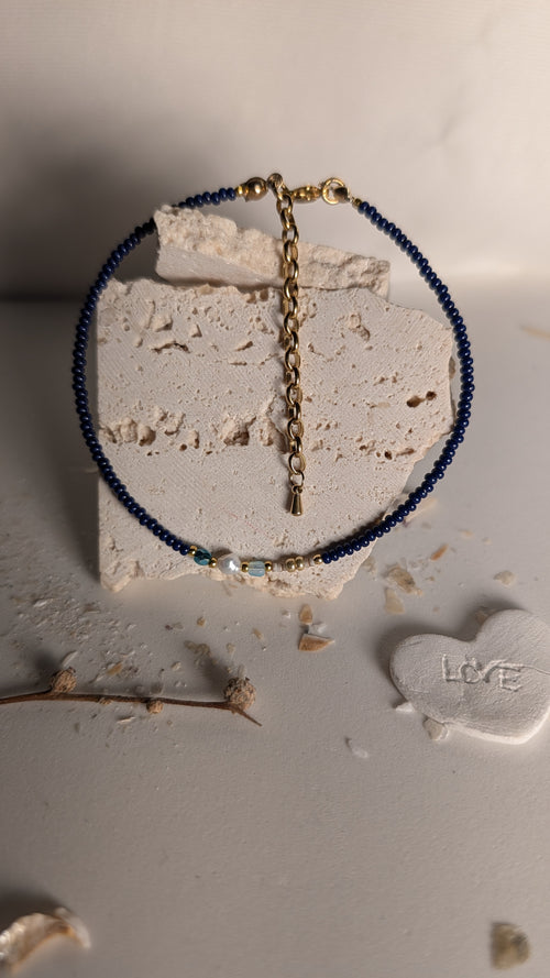 Bracelet chevilles collection " Ma petite rocaille"