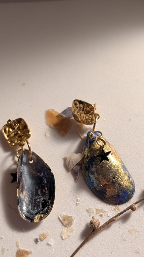 Boucles d'oreilles Collection " Mon petit coquillage".