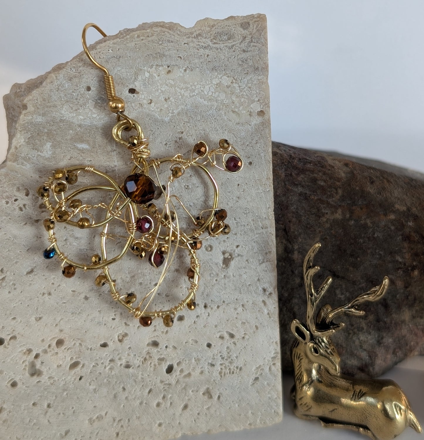 Boucles d'oreilles fleurs Collection spéciale fêtes de fin d'année ✨.