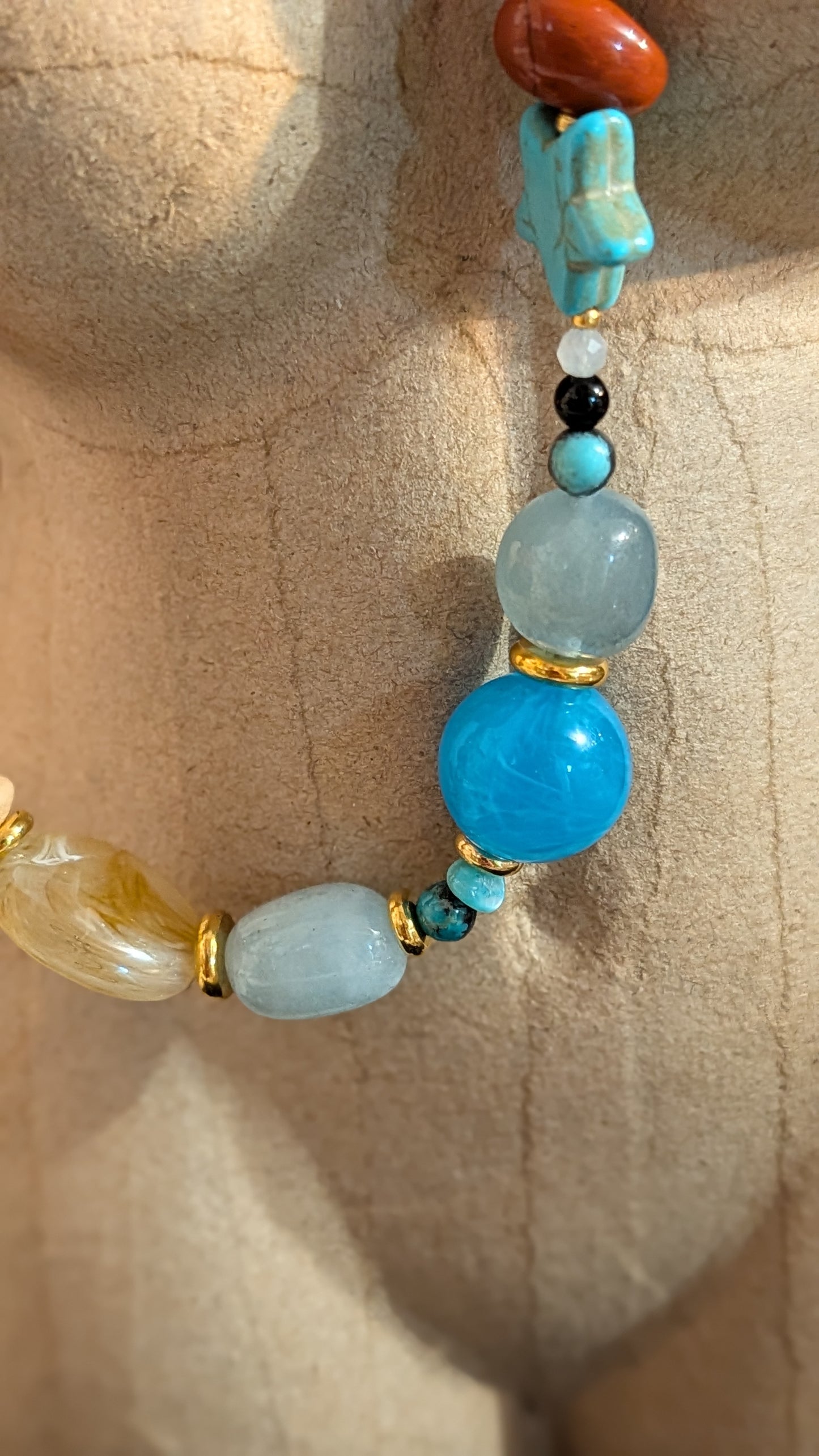 Collier de la collection" A la rencontre des perles Vagabondes".