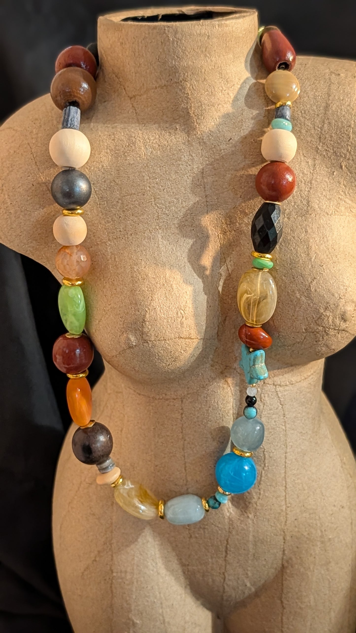 Collier de la collection" A la rencontre des perles Vagabondes".