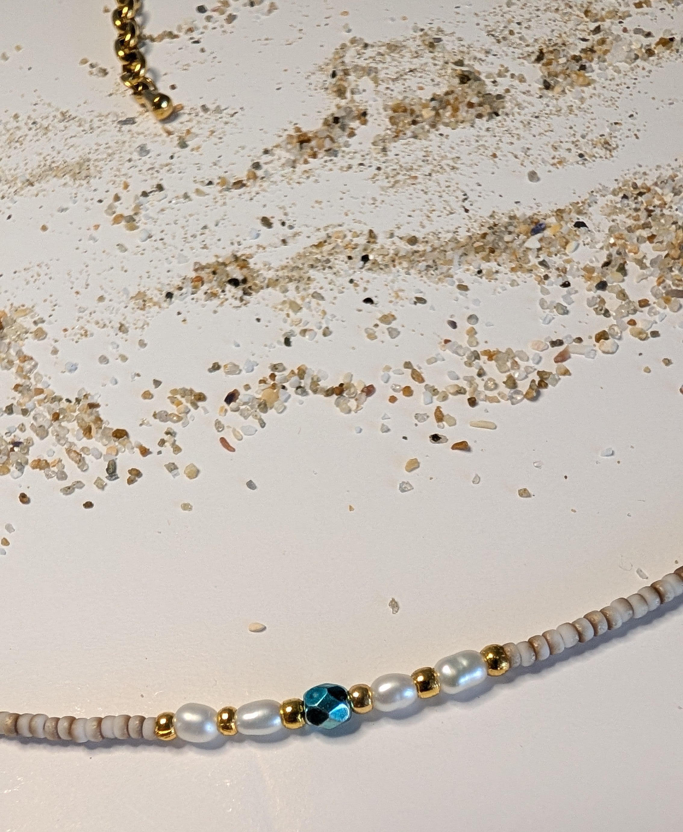 Collier ras du cou collection "Ma petite Rocaille.