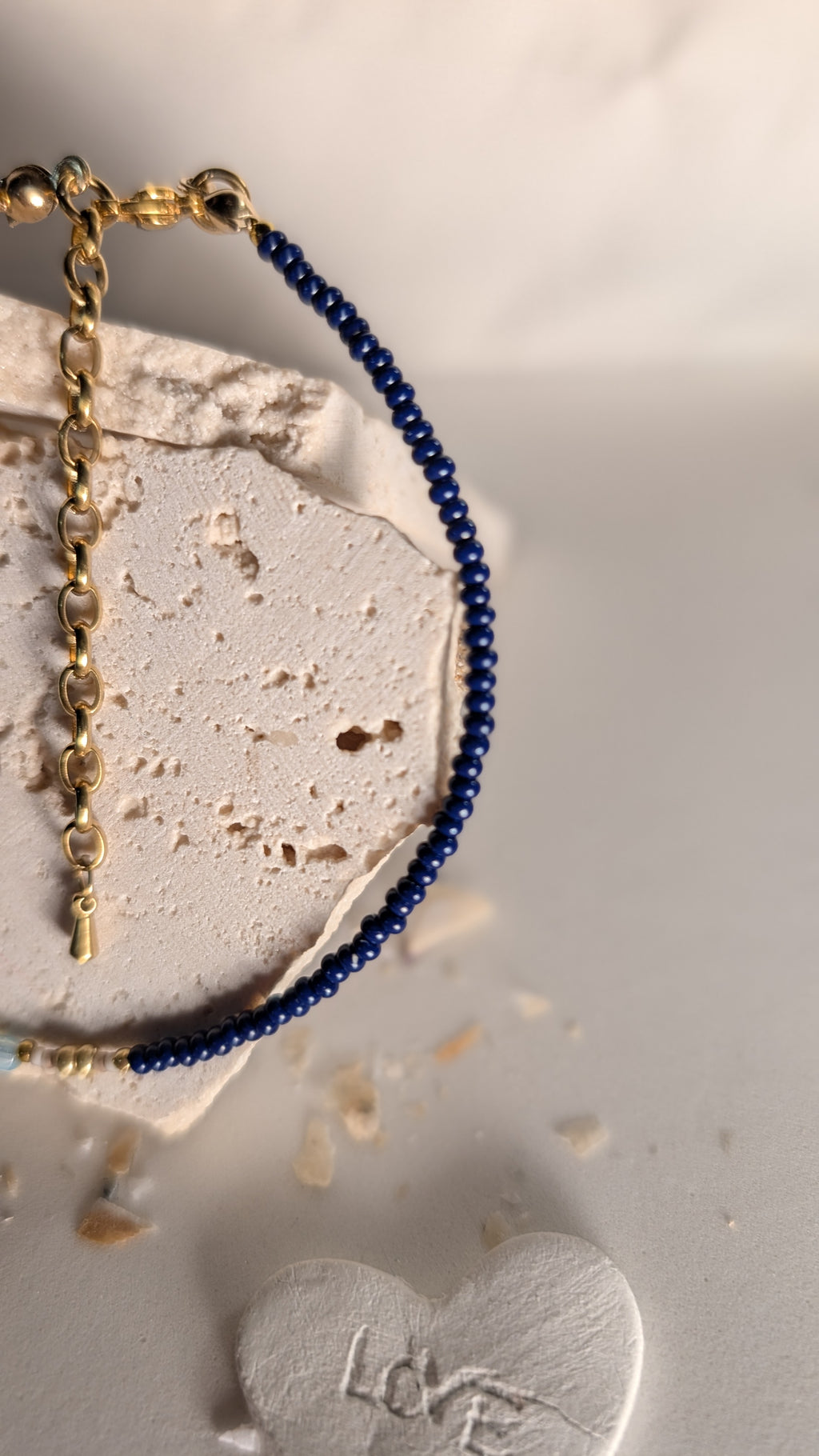 Bracelet chevilles collection " Ma petite rocaille"
