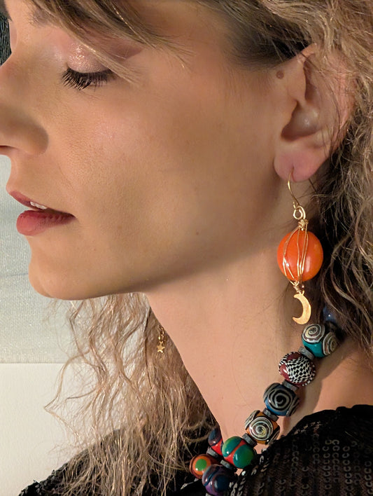 Boucles d'oreilles Collection fêtes de fin d'année.