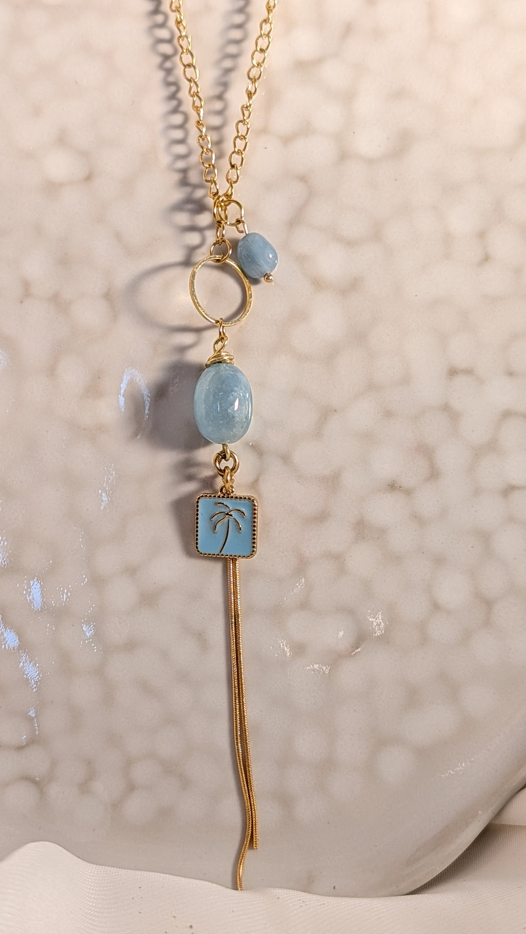 Collection perles semi-précieuses. Pendentif