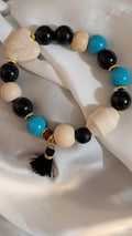 Collection perles en bois. Bracelet