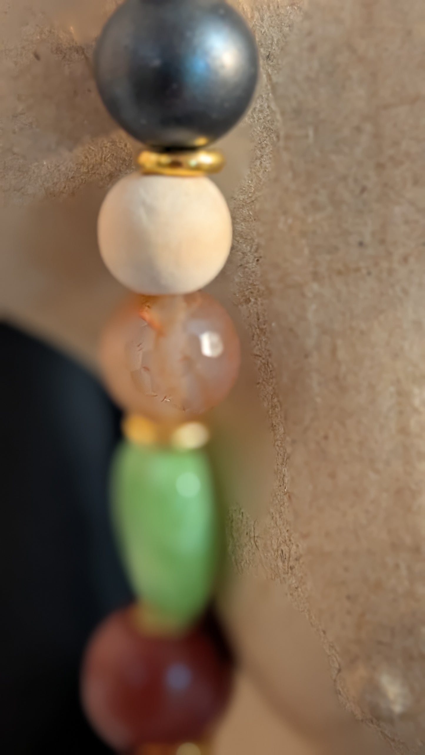 Collier de la collection" A la rencontre des perles Vagabondes".